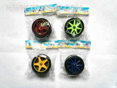 Solid color wheel rim tire yo-yo (4)