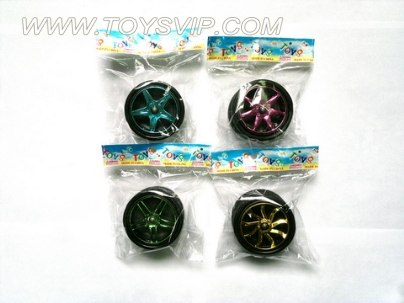 Plating wheel rim tire yo-yo (4)