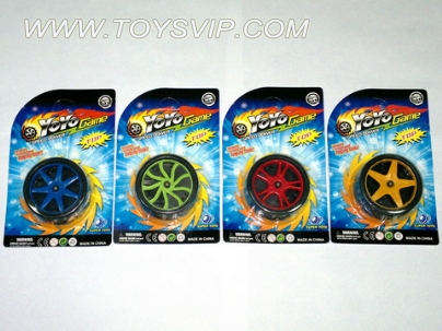Solid color wheel rim tire yo-yo (4)