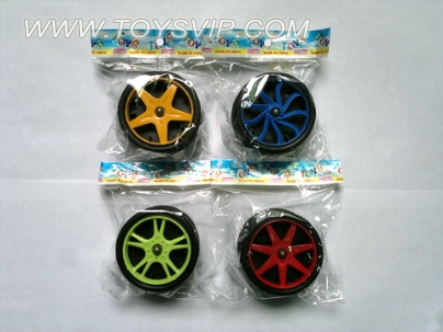 Solid color wheel rim tire yo-yo (4)
