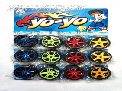 Solid color wheel rim tire yo-yo (4)