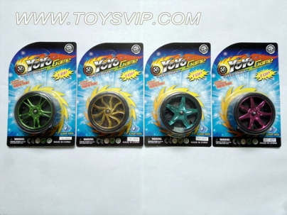 Plating wheel rim tire yo-yo (4)