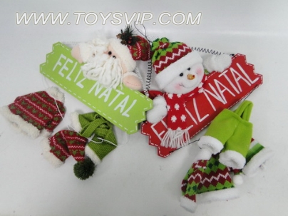 Christmas doll hanging