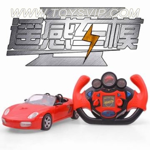 1:12 Porsche convertible sensing remote control car simulation