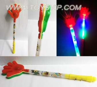 Colorful flash cartoon hand clap sticks