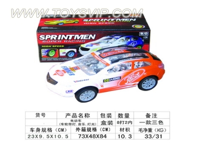 电动车(车轮带灯、音乐、灯光)