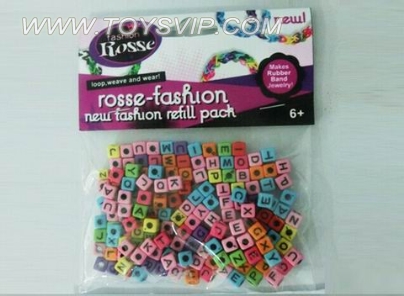 DIY letters beaded jewelry sets