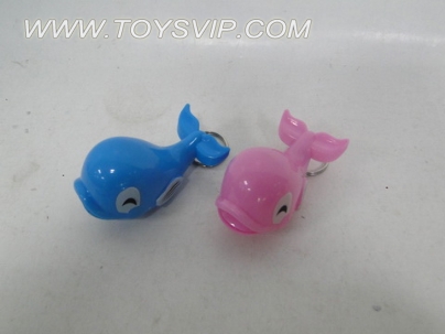 Cartoon dolphin keychain