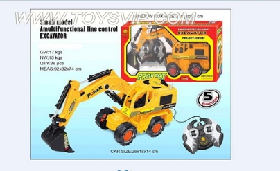 No. five-way remote control truck