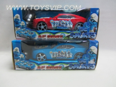 1:24 The Smurfs Two-way remote control car