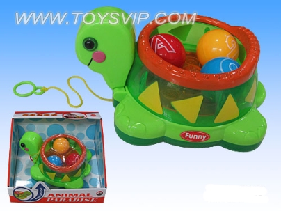 Drag three balls turtles