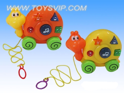 Drag snail with light and music