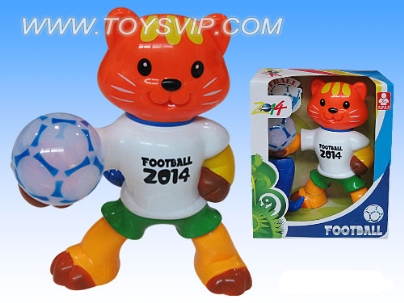 Kitten Football elf with light and music