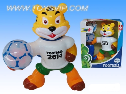 Little Tiger Football elf with light and music