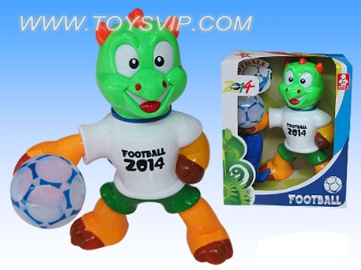 Little Dragon Football elf with light and music