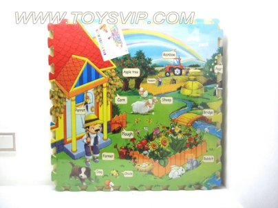 4 flashcards EVA mats