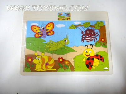 Wooden puzzles Insects
