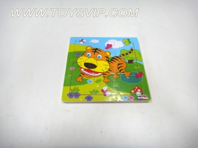 Wooden puzzles Tiger