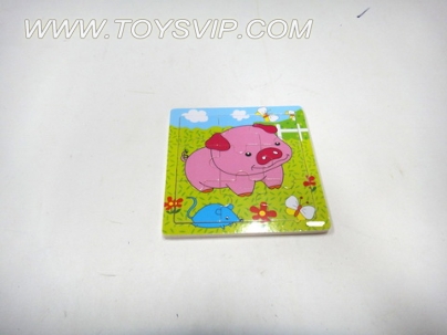 Wooden Pig Jigsaw
