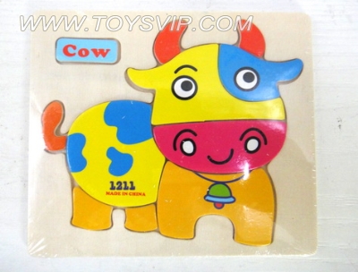 Cows wooden puzzles