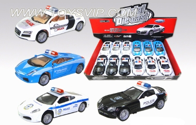 1:32 alloy police 12pcs
