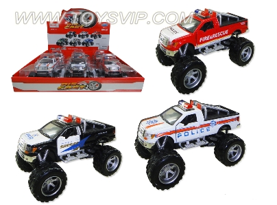 1:32 alloy off-road racing 6pcs