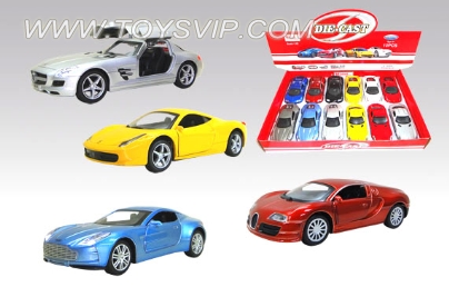 1:32 alloy car 12pcs