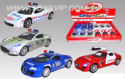1:32 police-12pcs