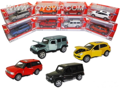 The new Porsche Cayenne / Mercedes-Benz G55 / Range Rover / Jeep Wrangler four 1:32