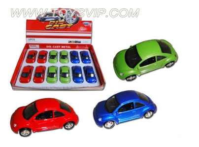 1:43合金甲壳虫轿车-12pcs