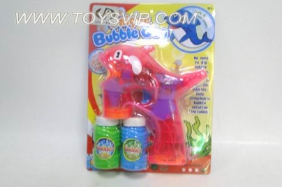 The transparent electric bubble gun