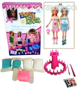 DIY knitting Barbie Fashion