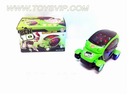 BEN10 3D灯光电动概念车(带音乐)