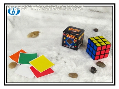 Black third-order rotating cube