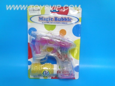 Auto flash bubble gun