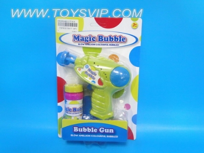 Manual bubble gun