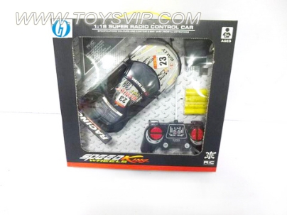1: 18 four-way remote control car out the window with front and rear lights