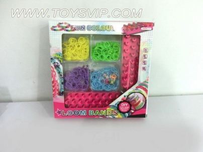 Colored rubber band rings (800PCS hook 24 / weaver 2)