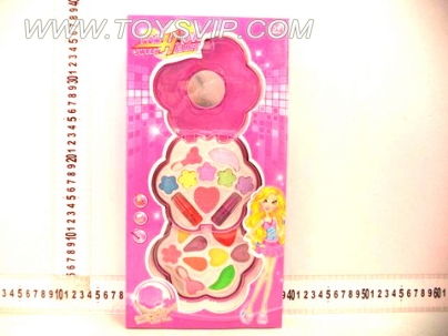 Flower-shaped floor cosmetics