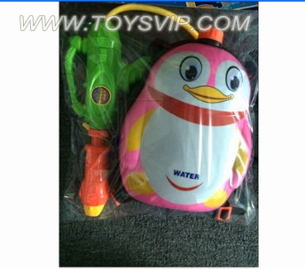 Penguin backpack water gun