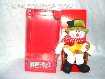 Electric rocking snowman