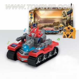 Two-way sound and light tanks Transformers Remote