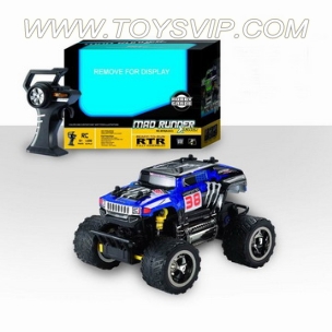 1:28 four channel remote control off-road vehicles (without battery)