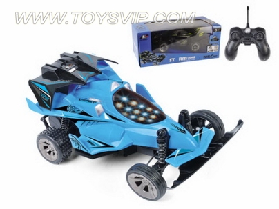 Four high-speed remote control four-wheel 1:20 (with 3D lighting, remote control with sound)