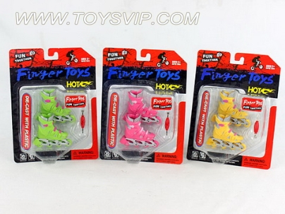 Finger skate shoes