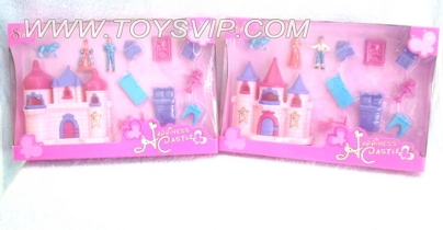 Small castle with accessories