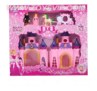 Lighting castle with 12 music