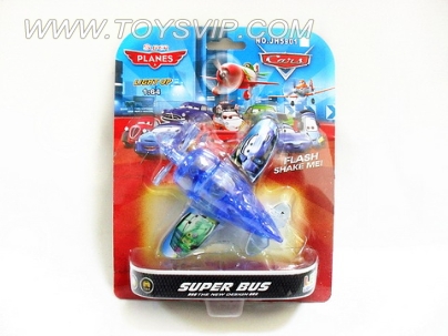 Cars flash airplane