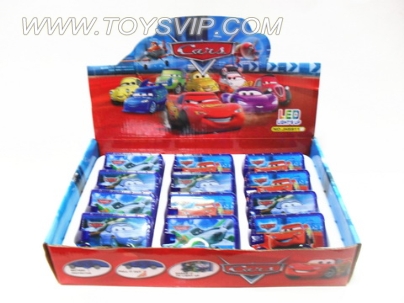 Cars flash bus