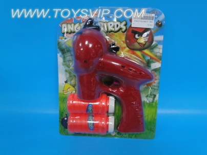 Angry Birds solid color lights with music bubble gun